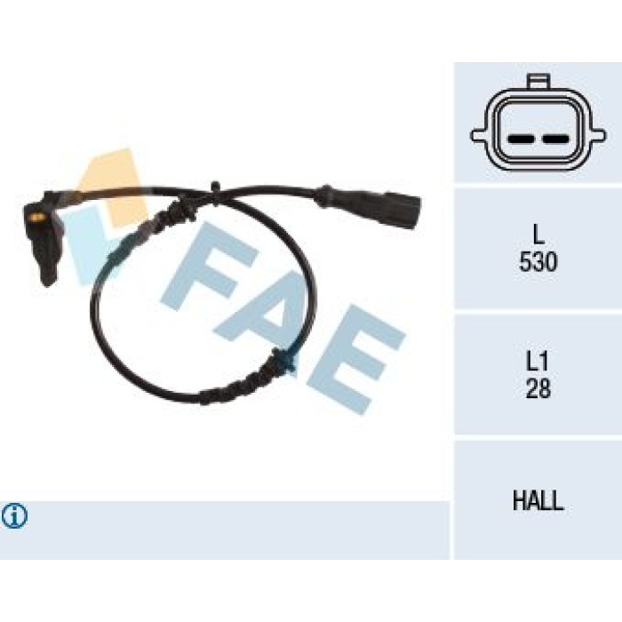 FAE Sensor, Raddrehzahl 78219 FAE Sensor, Raddrehzahl 78219