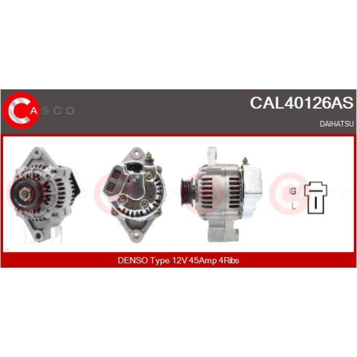 CASCO Generator CAL40126AS