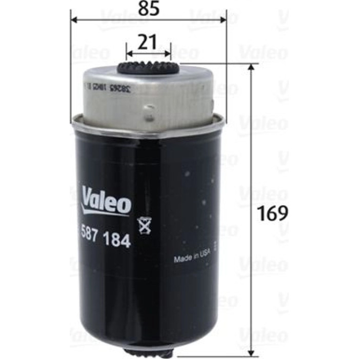 Valeo Kraftstofffilter 587184 Valeo Kraftstofffilter 587184