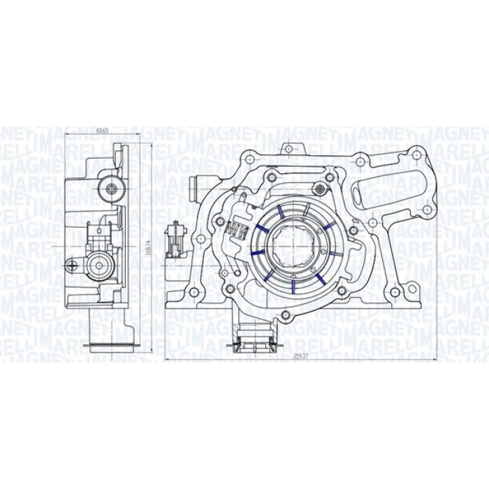 Magneti Marelli Ölpumpe 351516000140 Magneti Marelli Ölpumpe 351516000140