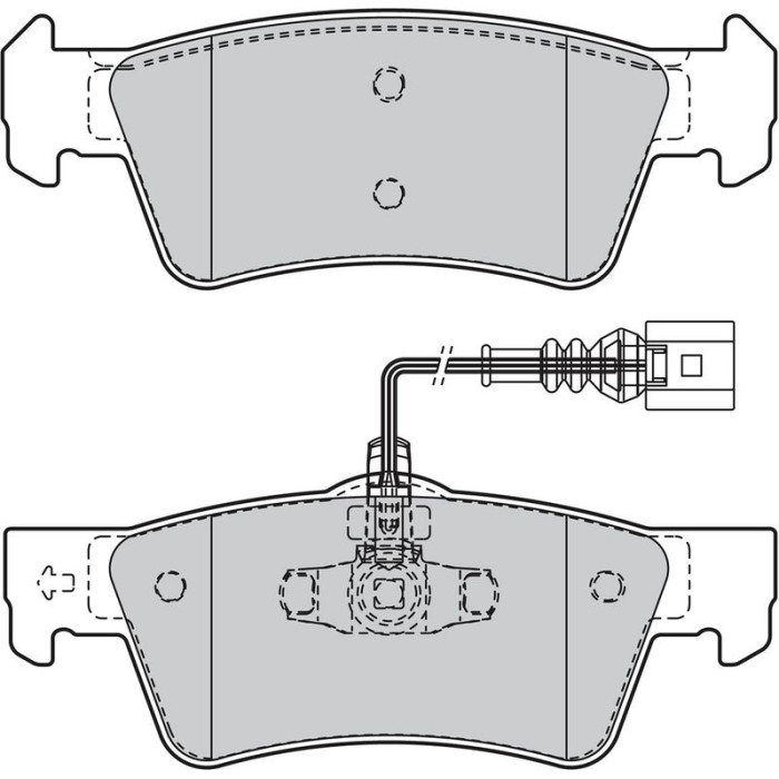 Valeo Bremsbelagsatz 598946 Valeo Bremsbelagsatz 598946
