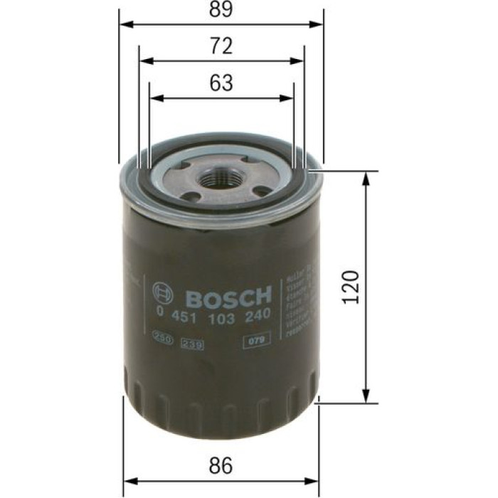 Bosch Ölfilter 0 451 103 240 Bosch Ölfilter 0 451 103 240