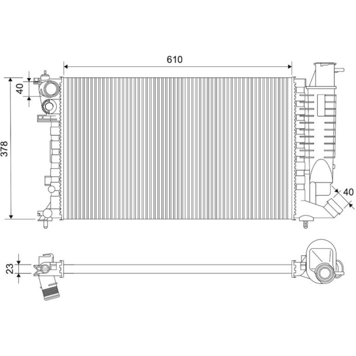 Valeo Motorkühler 730630