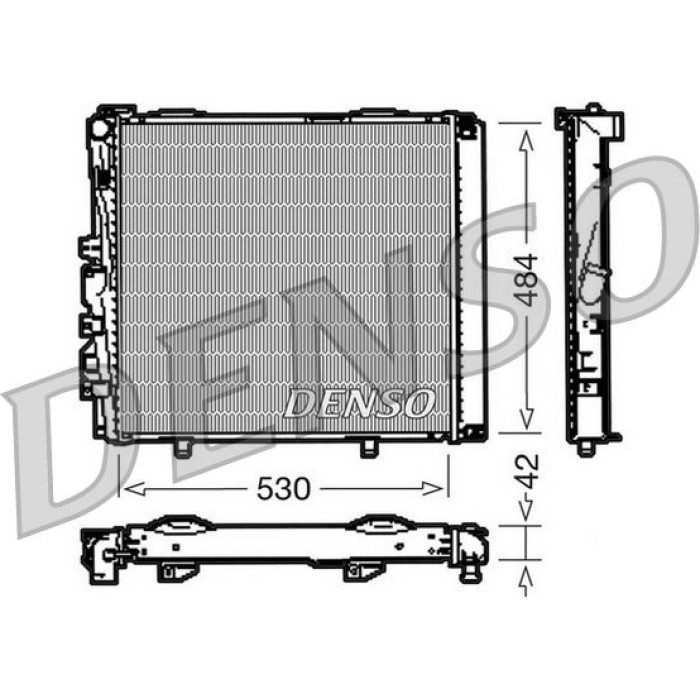 Denso Motorkühler DRM17040