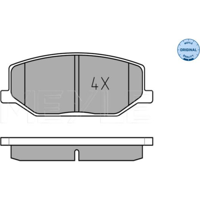 MEYLE Bremsbelagsatz Suzuki Samurai 252114215 MEYLE Bremsbelagsatz Suzuki Samurai 252114215