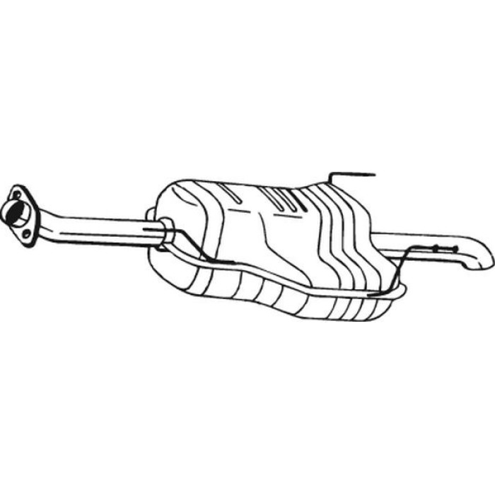 Bosal Schalldämpfer 185-633 Bosal Schalldämpfer 185-633