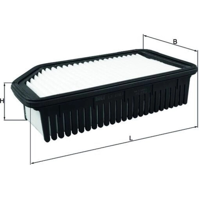 MAHLE Luftfilter LX 4083 MAHLE Luftfilter LX 4083