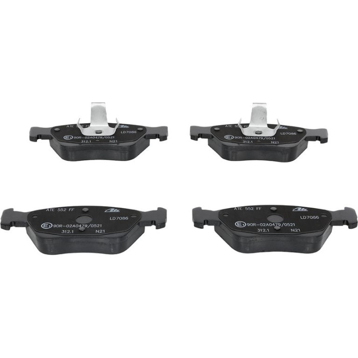 ATE Bremsbelagsatz Mercedes-Benz Vorderachse W202/W210 95-03 Keramik 13.0470-7086.2 ATE Bremsbelagsatz Mercedes-Benz Vorderachse W202/W210 95-03 Keramik 13.0470-7086.2
