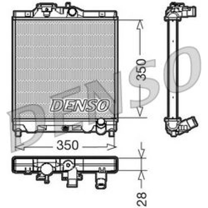 Denso Motorkühler DRM40004