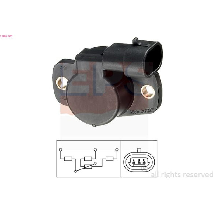 Sensor, Drosselklappenstellung 1.995.001