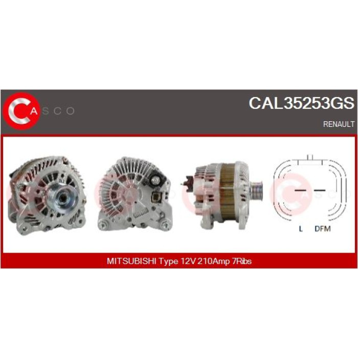 CASCO Generator CAL35253GS CASCO Generator CAL35253GS