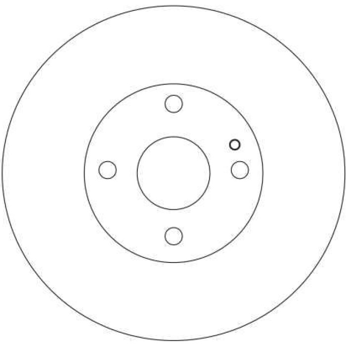 TRW Bremsscheibe Mazda S. 323 DF4119 TRW Bremsscheibe Mazda S. 323 DF4119