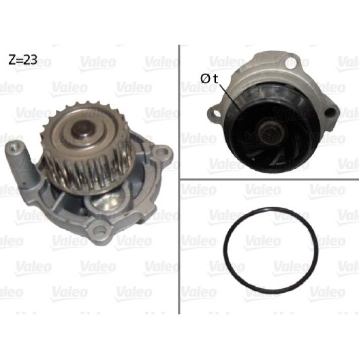 Valeo Wasserpumpe / Kühlmittelpumpe 506790 Valeo Wasserpumpe / Kühlmittelpumpe 506790