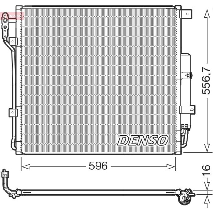 Denso Klimakondensator DCN14004 Denso Klimakondensator DCN14004