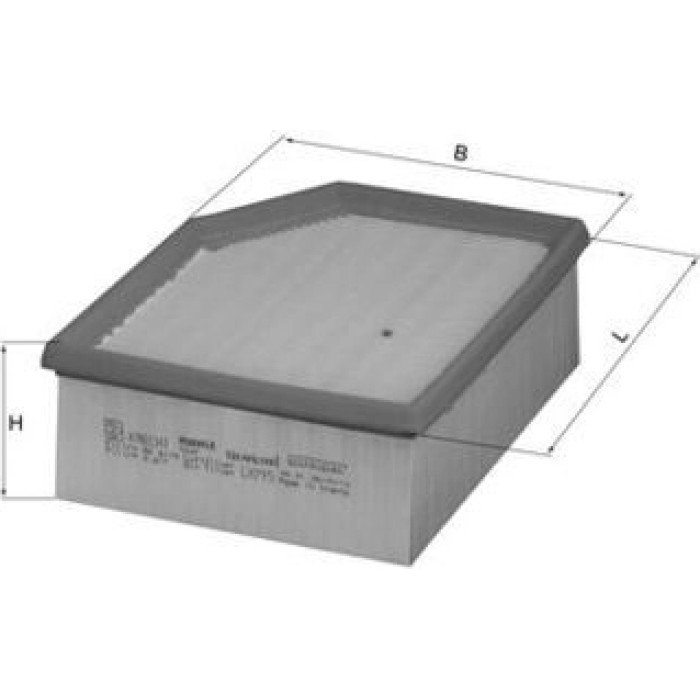 MAHLE Luftfilter LX 795