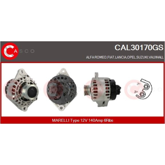 CASCO Generator CAL30170GS CASCO Generator CAL30170GS
