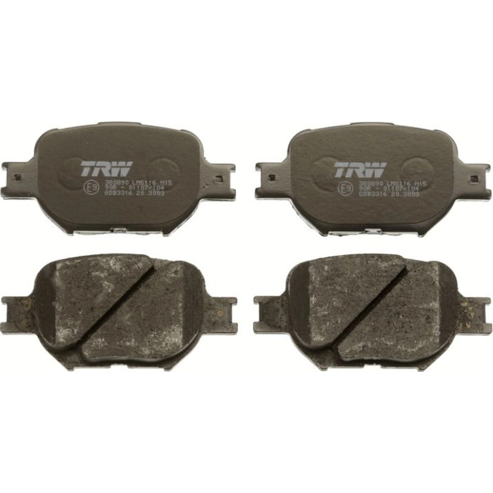 TRW Bremsbeläge Vorderachse GDB3316 TRW Bremsbeläge Vorderachse GDB3316