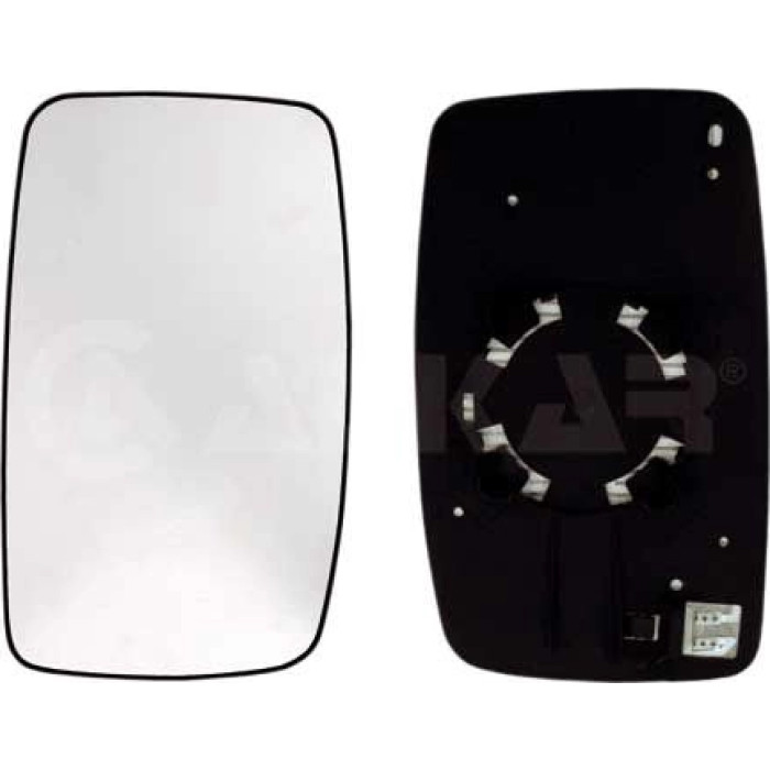 Alkar Außenspiegelglas 6431955