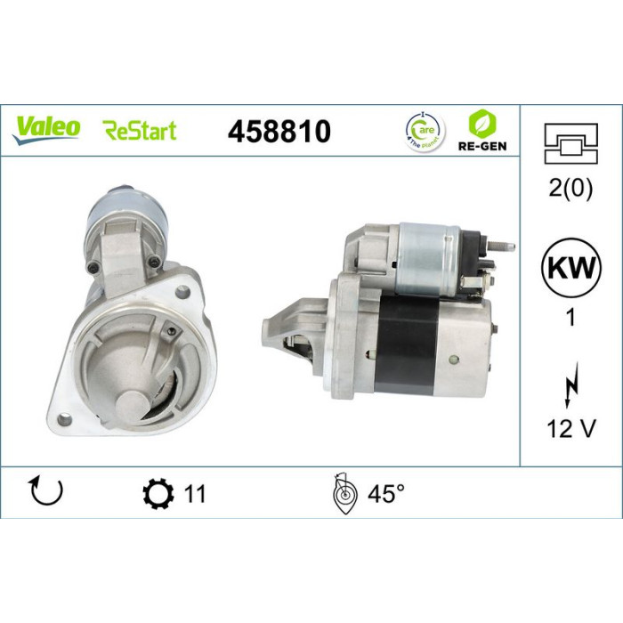 Valeo Anlasser 458810 Valeo Anlasser 458810