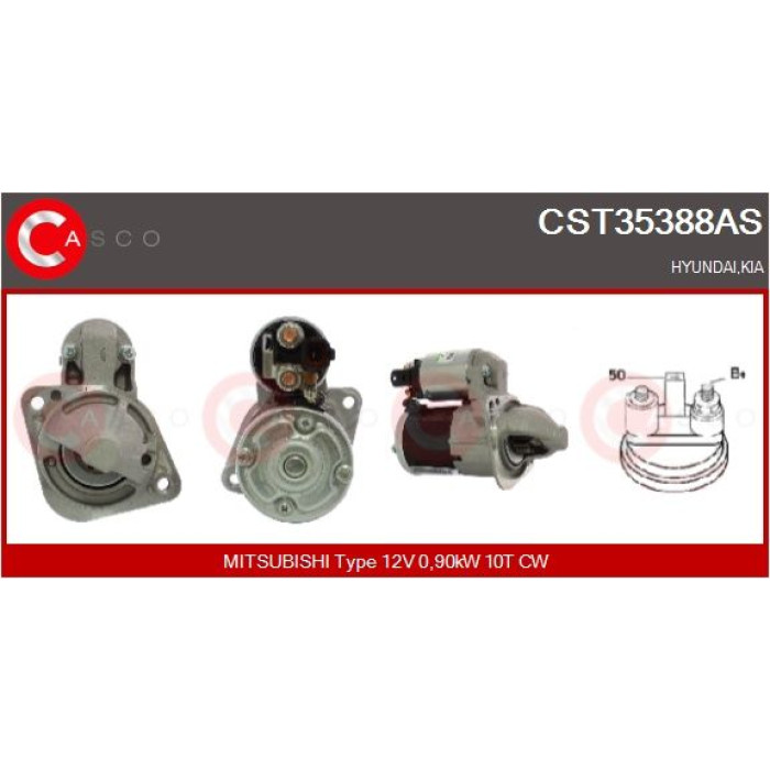 CASCO Anlasser CST35388AS CASCO Anlasser CST35388AS