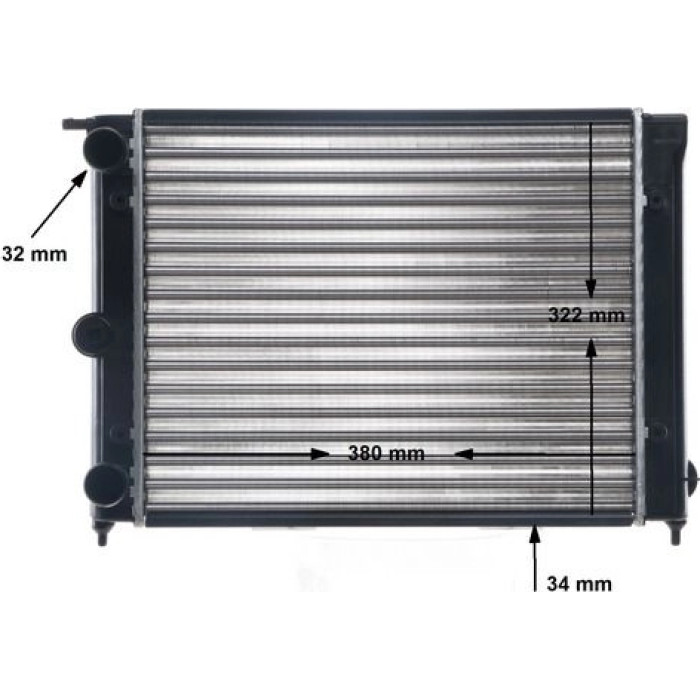MAHLE Kühler, Motorkühlung CR 344 000S MAHLE Kühler, Motorkühlung CR 344 000S