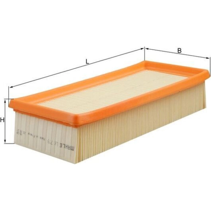 MAHLE Luftfilter LX 719 MAHLE Luftfilter LX 719