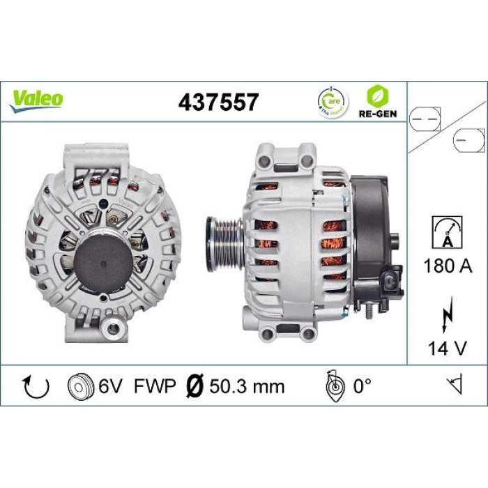 Valeo Lichtmaschine 437557 Valeo Lichtmaschine 437557