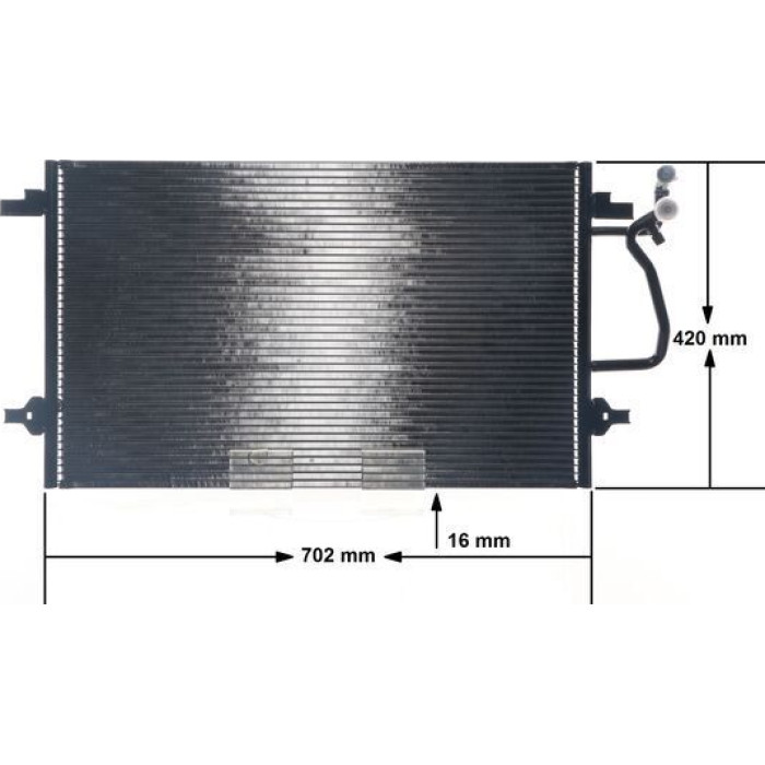 MAHLE Kondensator, Klimaanlage AC 181 000S