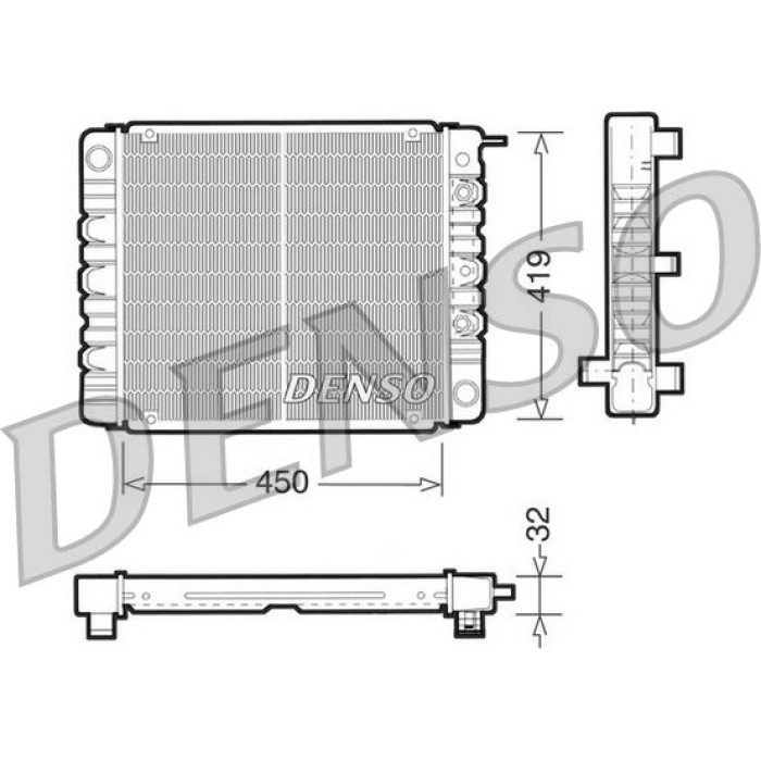Denso Motorkühler DRM33002 Denso Motorkühler DRM33002