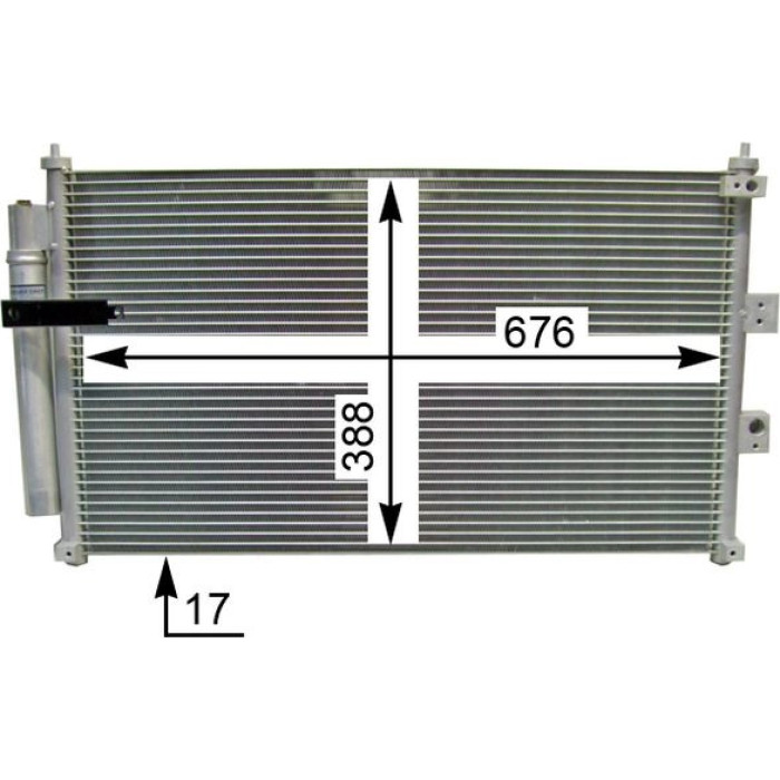 Kondensator, Klimaanlage AC 835 000S Kondensator, Klimaanlage AC 835 000S