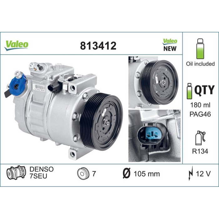 Valeo Kompressor 813412 Valeo Kompressor 813412