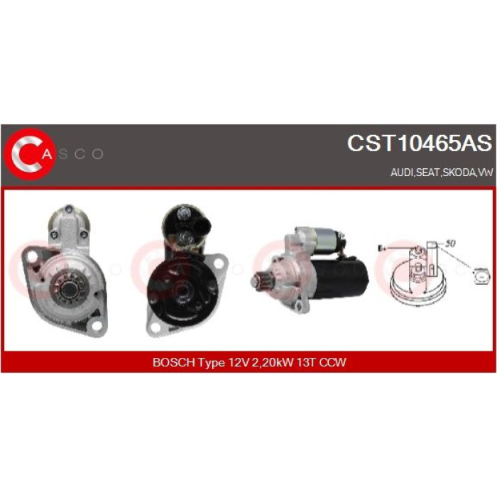 CASCO Anlasser CST10465AS