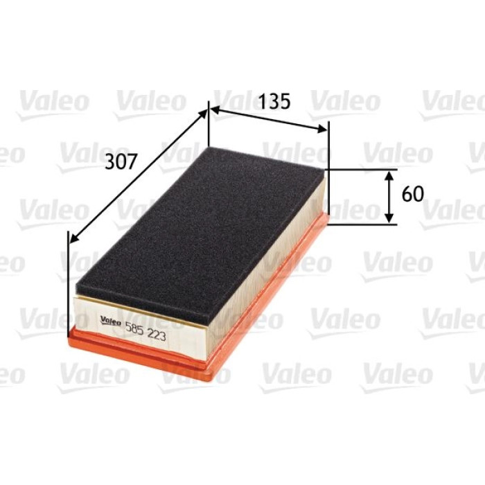 Valeo Luftfilter 585223 Valeo Luftfilter 585223
