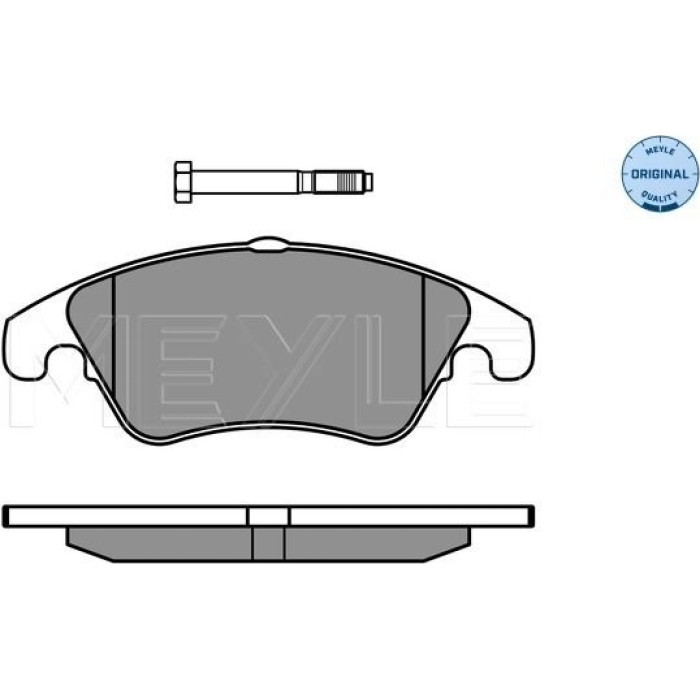 MEYLE Bremsbelagsatz Mercedes-Benz W204 07- /W212 09 252431019 MEYLE Bremsbelagsatz Mercedes-Benz W204 07- /W212 09 252431019