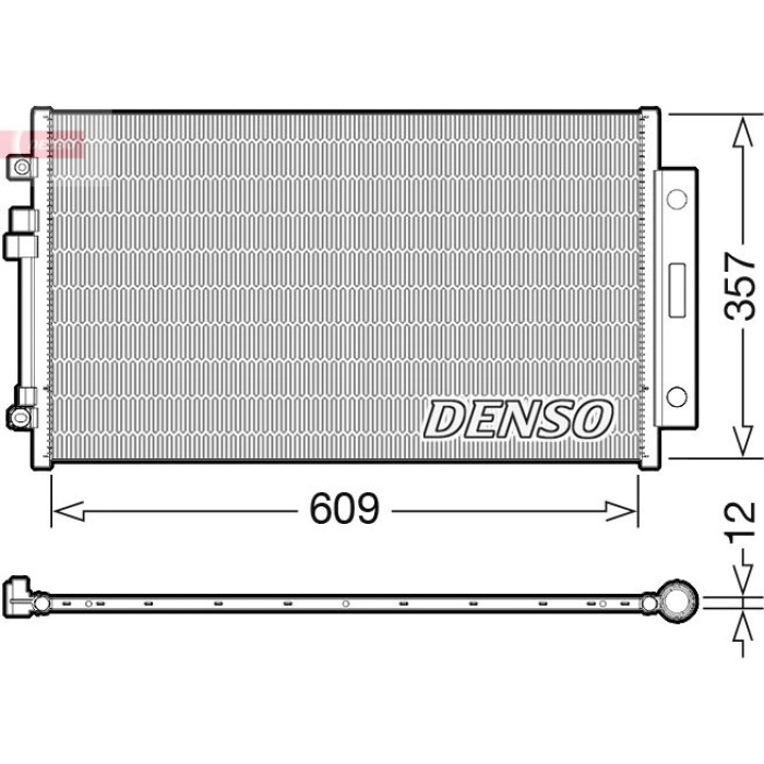 Denso Klimakondensator DCN09004