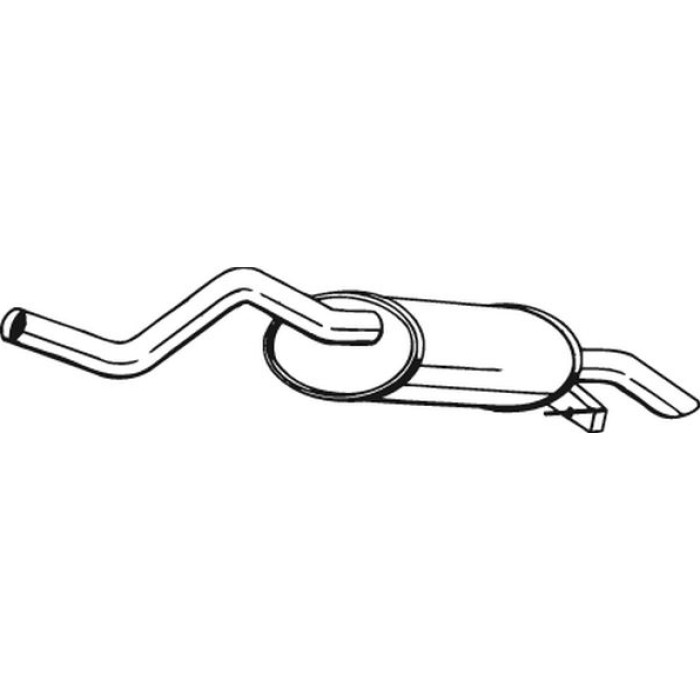 Bosal Schalldämpfer 200-067 Bosal Schalldämpfer 200-067