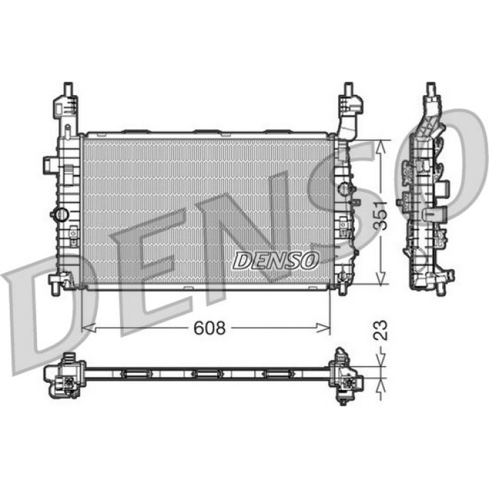 Denso Motorkühler DRM20092 Denso Motorkühler DRM20092