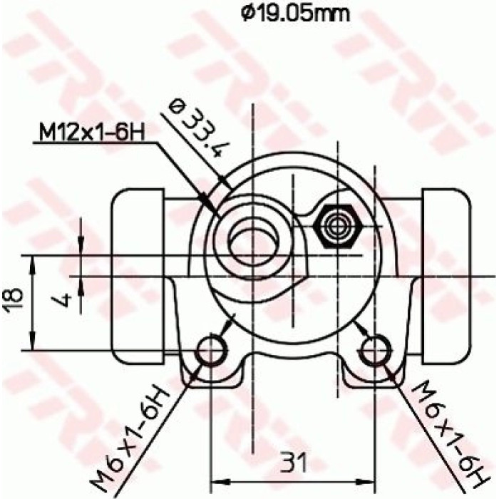 TRW Radbremszylinder BWD115 TRW Radbremszylinder BWD115