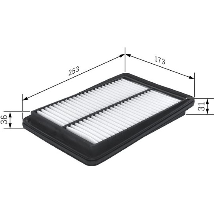 Bosch Luftfilter F 026 400 465 Bosch Luftfilter F 026 400 465
