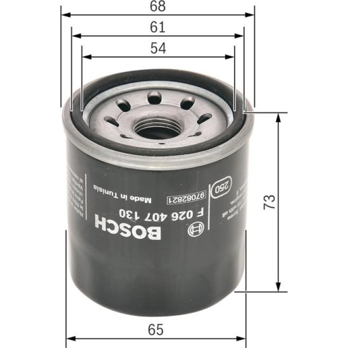 Bosch Ölfilter F 026 407 130 Bosch Ölfilter F 026 407 130