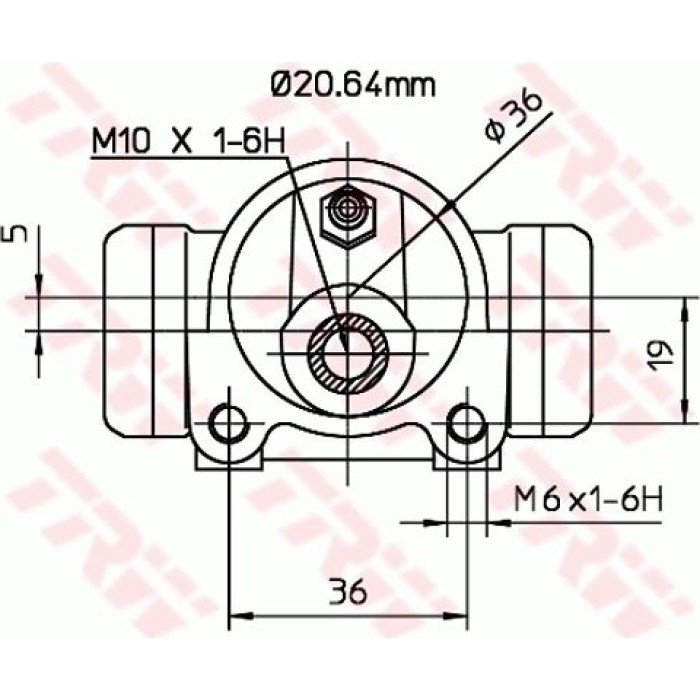 TRW Radbremszylinder BWF279 TRW Radbremszylinder BWF279