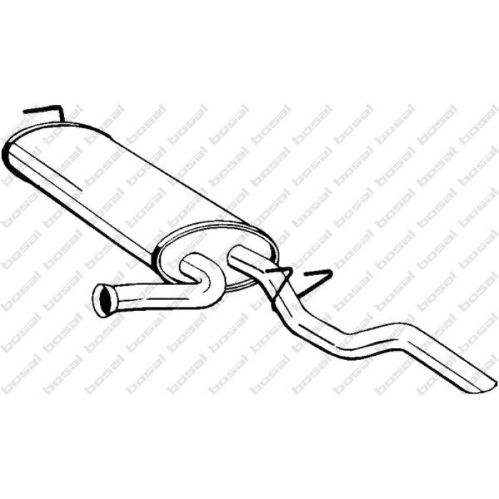 Bosal Schalldämpfer 279-911 Bosal Schalldämpfer 279-911