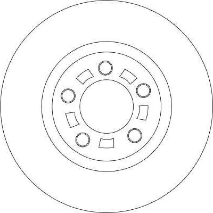 TRW Bremsscheibe Mazda S. 3 DF4385 TRW Bremsscheibe Mazda S. 3 DF4385
