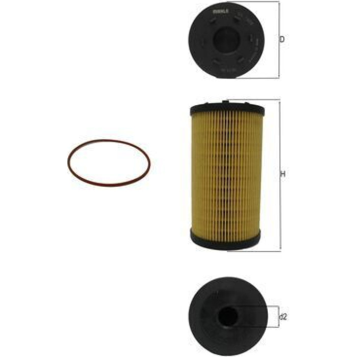 Mahle Original Ölfilter OX 1306D Mahle Original Ölfilter OX 1306D