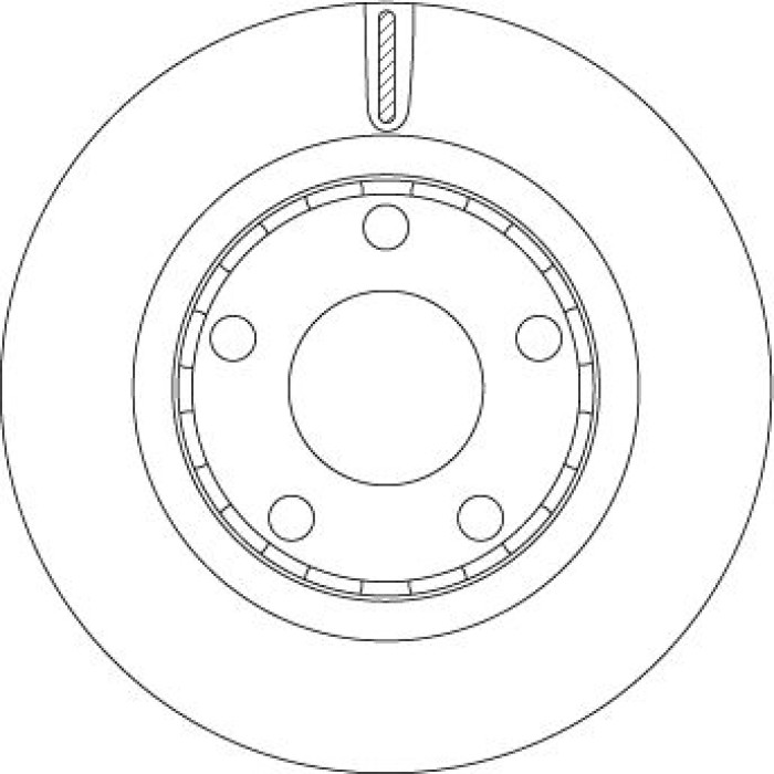 TRW Bremsscheibe Hinterachse DF4352 TRW Bremsscheibe Hinterachse DF4352