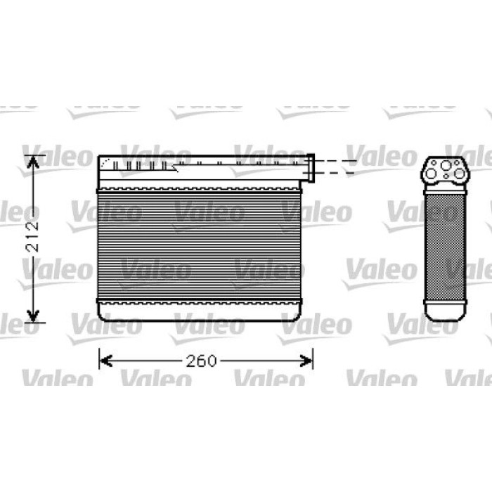 Valeo Wärmetauscher 812240 Valeo Wärmetauscher 812240