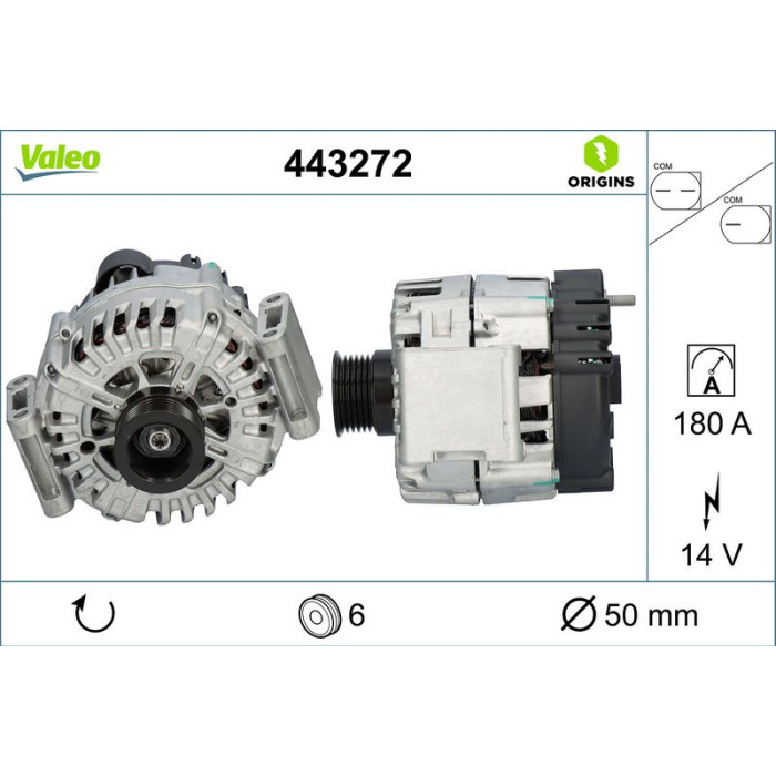 Valeo Lichtmaschine 443272 Valeo Lichtmaschine 443272