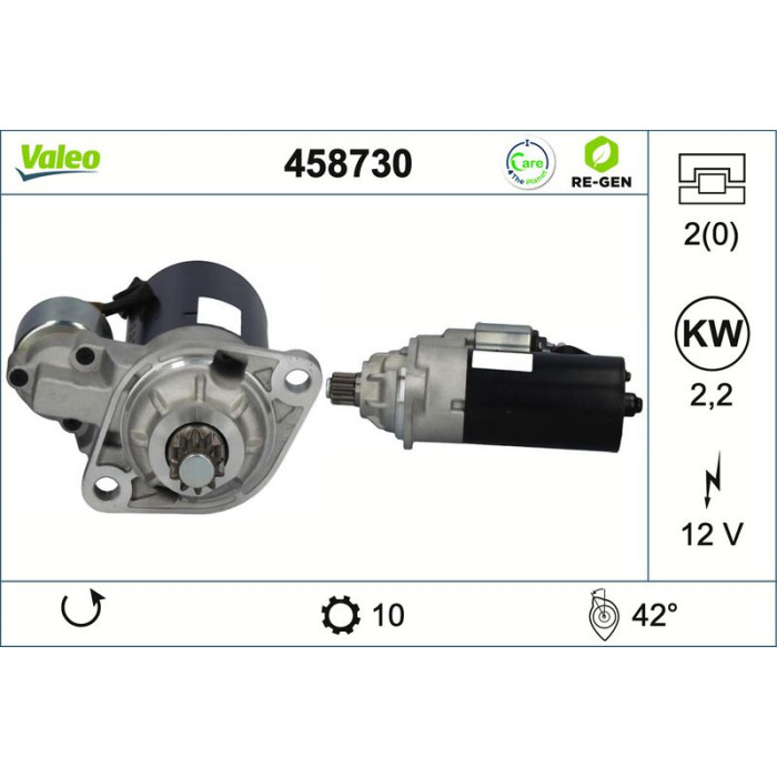 Valeo Anlasser 458730
