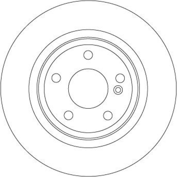 TRW Bremsscheibe Hinterachse DF6886 TRW Bremsscheibe Hinterachse DF6886