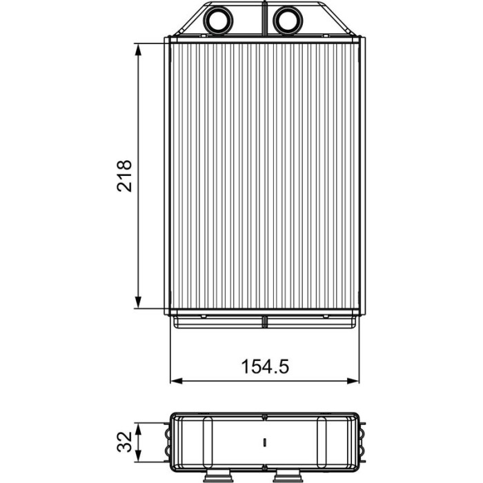 Valeo Wärmetauscher 811530 Valeo Wärmetauscher 811530